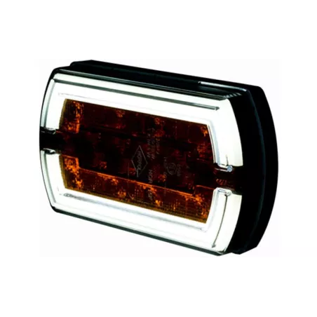 Integrierte Vordere Leuchte (LED) Weiß - Orange 12 / 24V Universal
