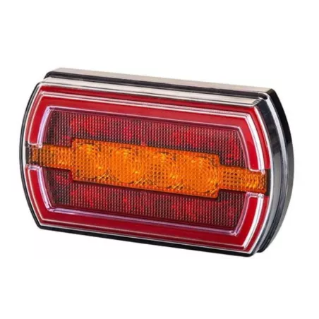 Integrierte Rückleuchte, 3-Funktions (LED) Orange - Rot 12 / 24V Universal