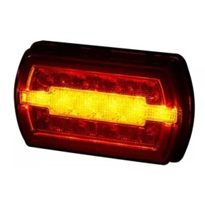Lampa Zespolona Tylna 3-funkcyjna (LED) Pomarańczowo - Czerwony 12 / 24V Uniwersalna