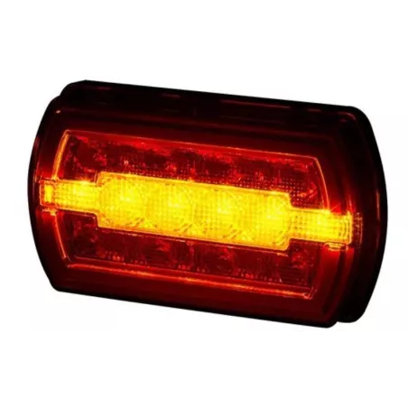 Multifunction Rear Light, 3-function LED Rear Light (LED) Orange - Red 12 / 24V Universal
