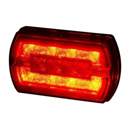 Multifunction Rear Light, 3-function LED Rear Light (LED) Orange - Red 12 / 24V Universal