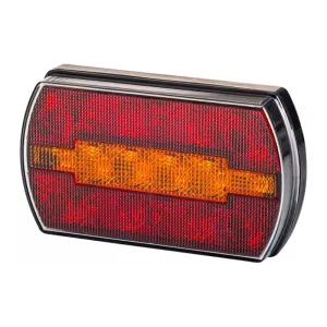 Multifunction Rear Light, 3-function (LED) Orange - Red 12 / 24V Universal