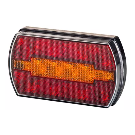 Multifunction Rear Light, 3-function (LED) Orange - Red 12 / 24V Universal