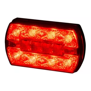 Multifunction Rear Light, 3-function (LED) Orange - Red 12 / 24V Universal