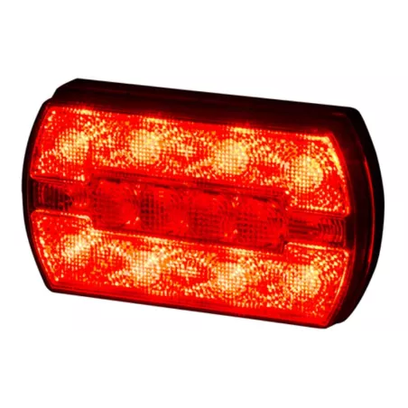 Multifunction Rear Light, 3-function (LED) Orange - Red 12 / 24V Universal
