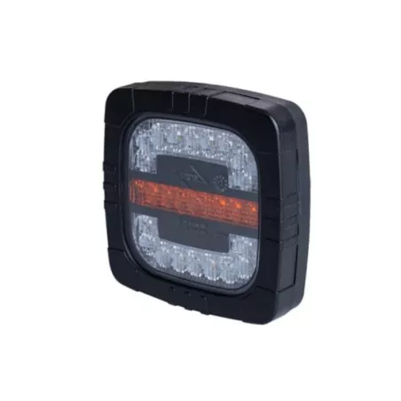 Intergrierte Vordere Leuchte, 2-Funktions (LED) Weiß - Orange 12 / 24V Universal