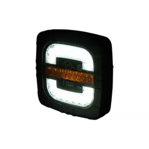 Intergrierte Vordere Leuchte, 2-Funktions (LED) Weiß - Orange 12 / 24V Universal