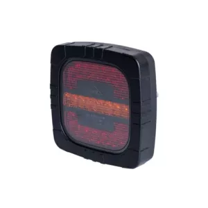 Lampa Zespolona Tylna  3-funkcyjna (LED) Pomarańczowo - Czerwony 12 / 24V Uniwersalna