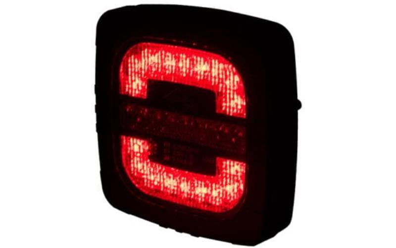Rear Multifunction Light, 3-function (LED) Orange - Red 12 / 24V Universal