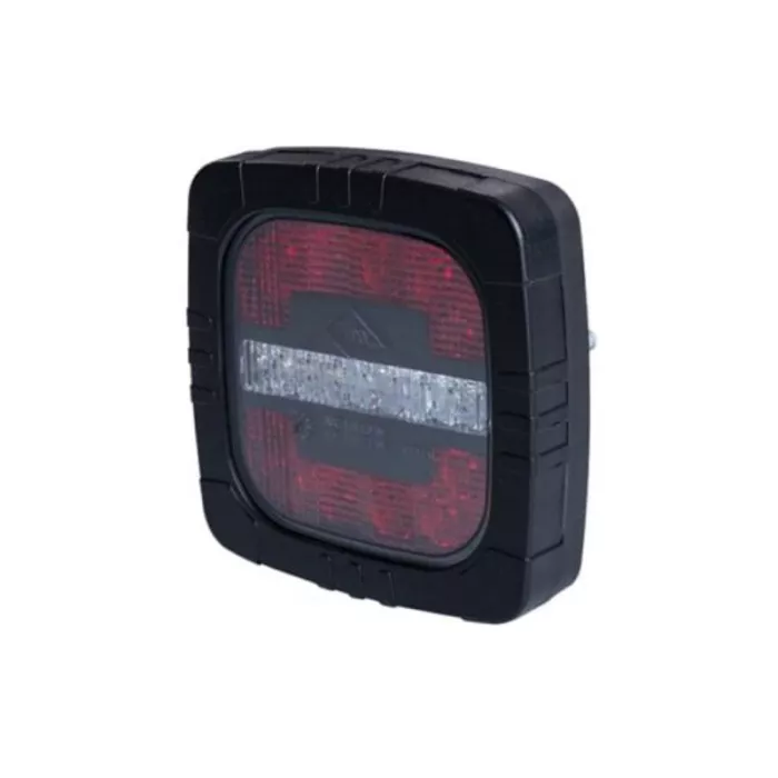 Feu Arrière Multifoncion, 2 Fonctions (LED) Blanc - Rouge 12 / 24V Universel