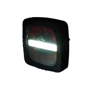 Feu Arrière Multifoncion, 2 Fonctions (LED) Blanc - Rouge 12 / 24V Universel