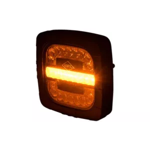 Intergrierte Vordere Leuchte, 3-Funktions (LED) Weiß - Orange 12 / 24V Universal