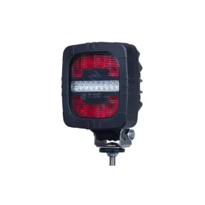 Feux Multifonction Arrière Avec Support de Fixation (LED) Blanc - Rouge 12 / 24V Universel