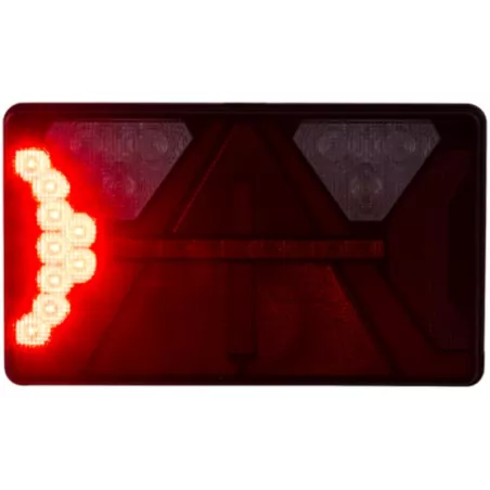 Rear Multifunction Light (LED) White - Orange - Red 12 / 24V Left