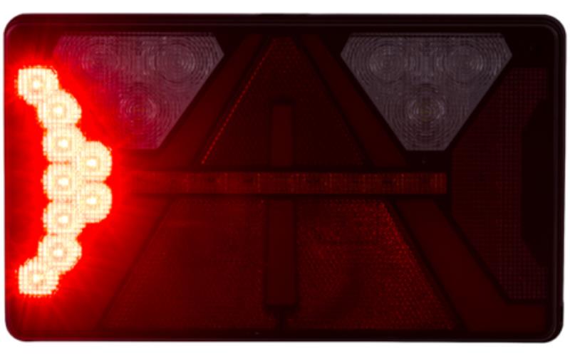 Rear Multifunction Light (LED) White - Orange - Red 12 / 24V Left