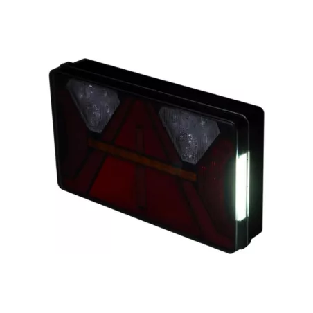ЗАДНИЙ КОМБИНИРОВАННЫЙ ФОНАРЬ (LED) БЕЛЫЙ - ОРАНЖЕВЫЙ - КРАСНЫЙ 12 / 24V ЛЕВАЯ