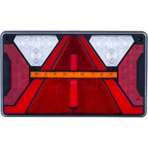 FEU ARRIÈRE MULTIFONCION (LED) BLANC - ORANGE - ROUGE 12/24V DROIT