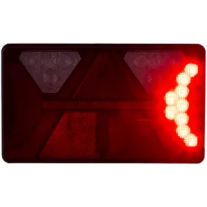 Feu Arrière Multifoncion (LED) Blanc - Orange - Rouge 12 / 24V Droit