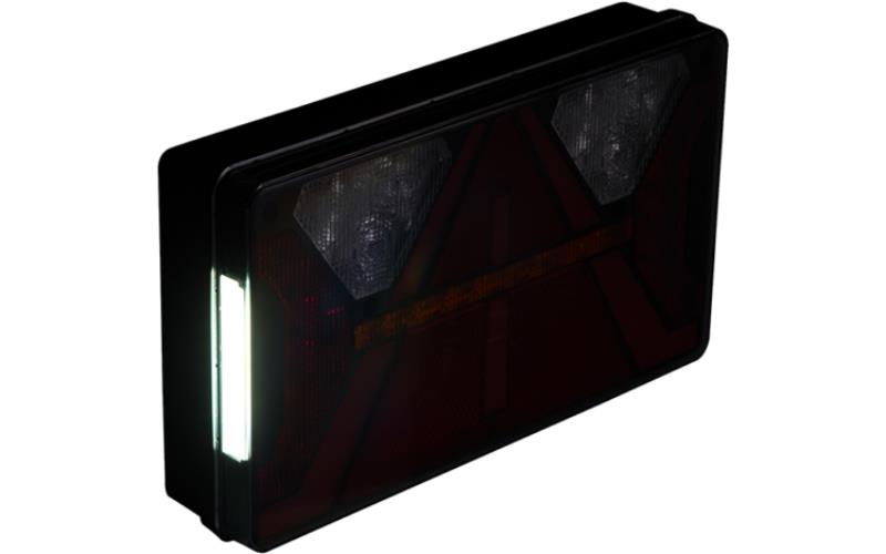 Lampa Zespolona Tylna (LED) Biało - Pomarańczowo - Czerwony 12 / 24V Prawa