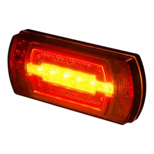 Luz Combinada Trasera (LED) Amarilla - Roja 12 / 24V Universal