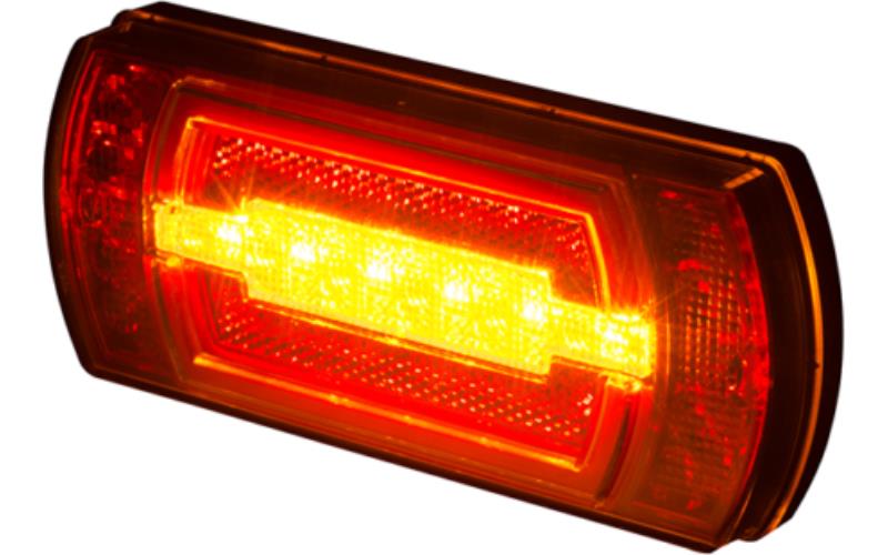 Rear Multifunction Light (LED) Orange - Red 12 / 24V Universal