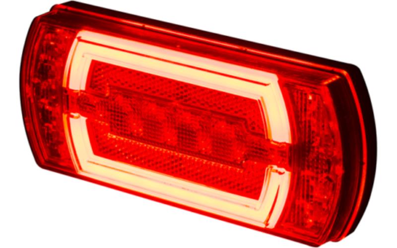 Rear Multifunction Light (LED) Orange - Red 12 / 24V Universal