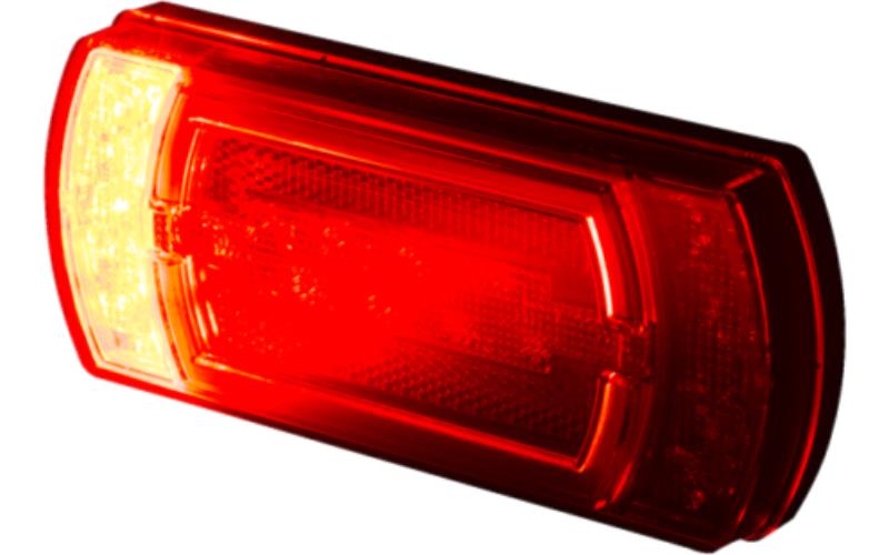 Rear Multifunction Light (LED) Orange - Red 12 / 24V Universal