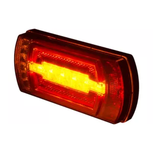 Lampa Zespolona Tylna (LED) Pomarańczowo - Czerwony 12 / 24V Uniwersalna