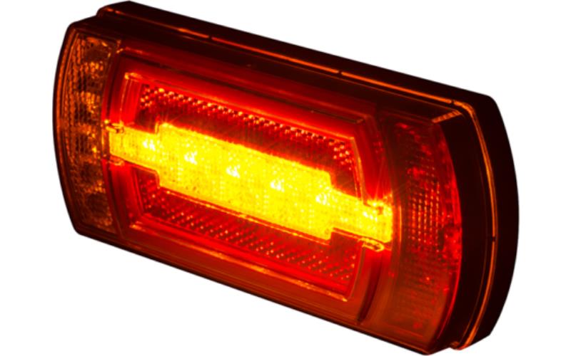 Integrierte Rückleuchte (LED) Weiß - Orange - Rot 12 / 24V Universal