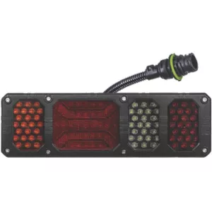 LUZ COMBINADA TRASERA HEAVY DUTY CON CASQUILLO Y REFLEJO (LED) BLANCA - AMARILLA - ROJA 12/24V IZQUIERDO