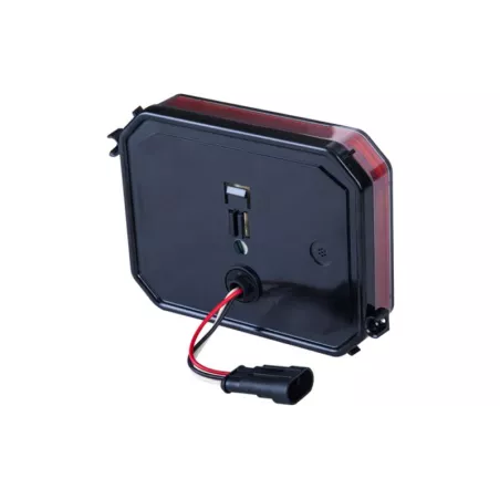 Rear Multifunction Light Heavy Duty With Reflective Device And Electrical Conduit (LED) White - Orange - Red 12 / 24V Right
