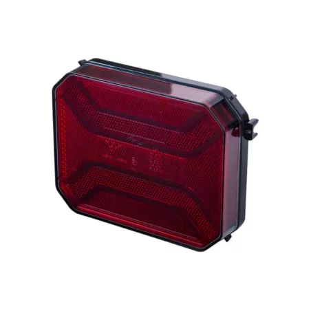 Multifunktions-Heckleuchte Heavy Duty Mit Wellschlauch Und Rückstrahler (LED) Weiß - Orange - Rot 12 / 24V Rechts