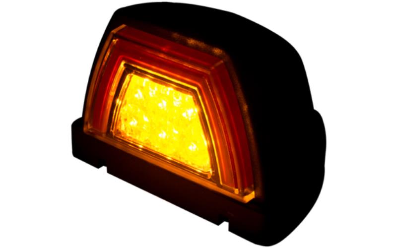 Rear Multifunction Light, 2-function (LED) Orange - Red 12 / 24V Universal
