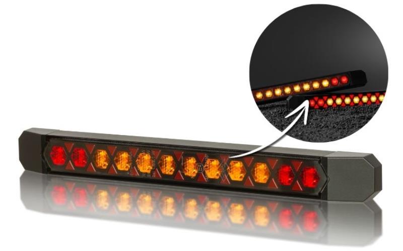 Luz Combinada Trasera Lizard (LED) Amarilla - Roja 12 / 24V Universal