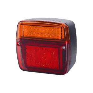 LUZ COMBINADA TRASERA (LED) AMARILLA - ROJA 12/24V UNIVERSAL
