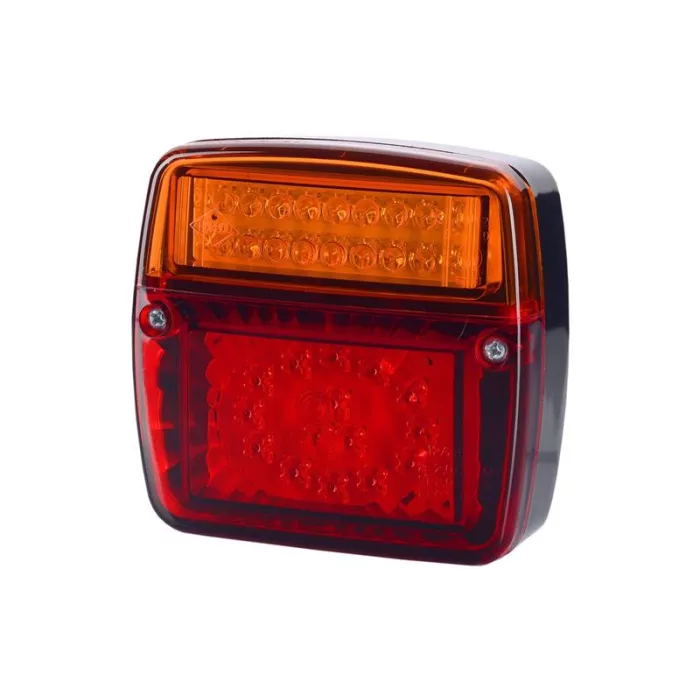 Kombinationsleuchte Hinten (LED) Orange - Rot 12 / 24V Universal
