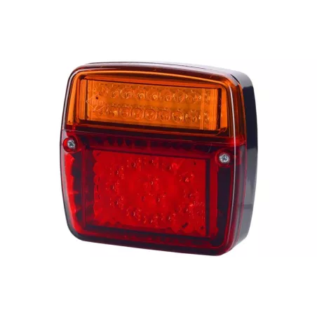 Feu Multifonction Arrière (LED) Orange - Rouge 12 / 24V Universel