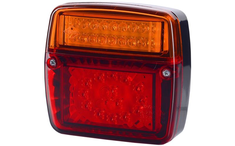 Kombinationsleuchte Hinten (LED) Orange - Rot 12 / 24V Universal