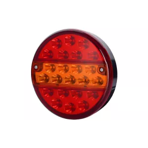 Multifunction Rear Light, (LED) Orange - Red 12 / 24V Universal