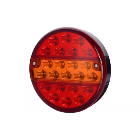 Multifunction Rear Light, (LED) Orange - Red 12 / 24V Universal