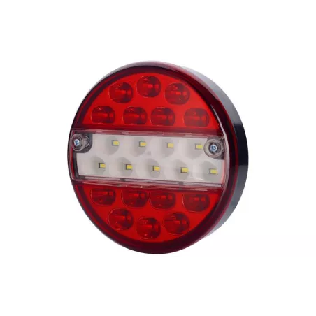 Multifunction Rear Light (LED) White - Red 12 / 24V Universal