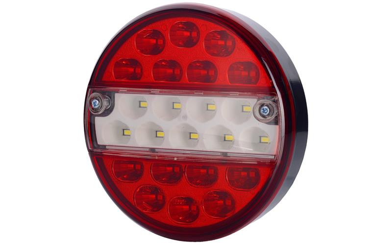 Multifunction Rear Light (LED) White - Red 12 / 24V Universal