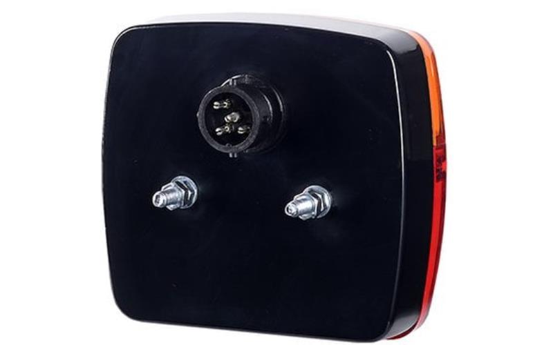 Feu Multifonction Arrière Avec Fiche 5-pin (LED) Orange - Rouge 12 / 24V Universel