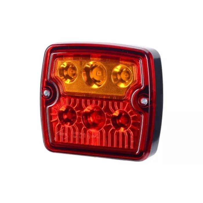 Kombinationsleuchte Hinten (LED) Orange - Rot 12 / 24V Universal