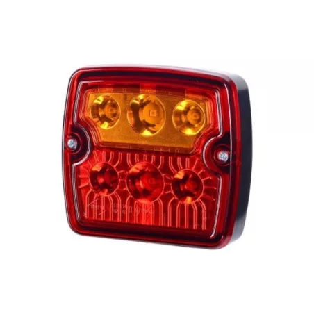 Multifunction Rear Light (LED) Orange - Red 12 / 24V Universal