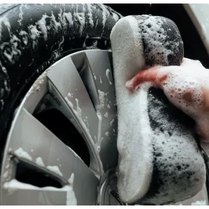 K2 Éponge Double Face à Structure Différente Pour Lavage de Voiture