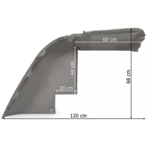 Fendt Links Innere Kotflügel Trim