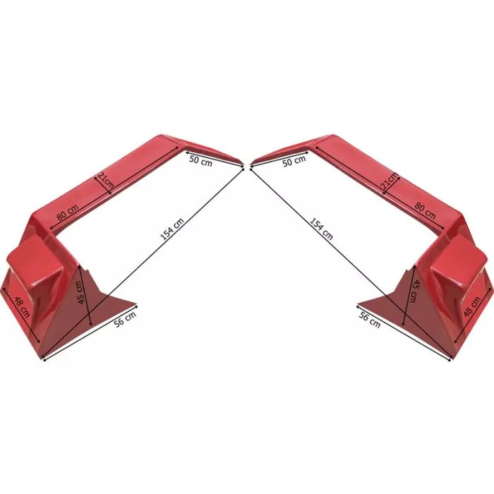 Case IH Guardabarros Trasero Dch / Izq (Conjunto)