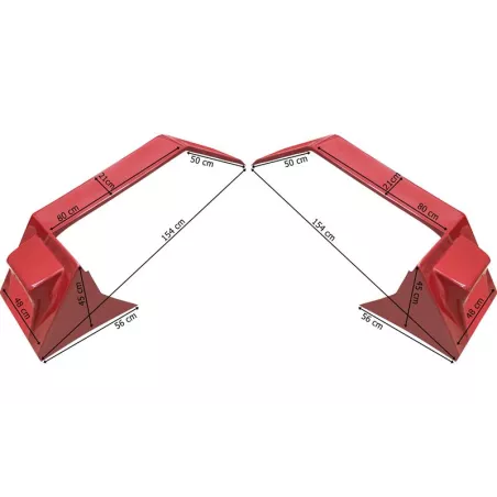 Case IH Guardabarros Trasero Dch / Izq (Conjunto)