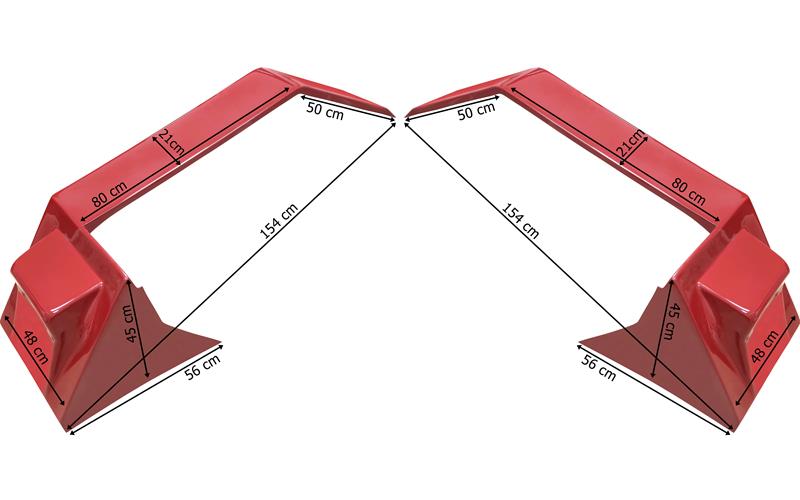 Case IH Rear Mudguard RH / LH (Set)